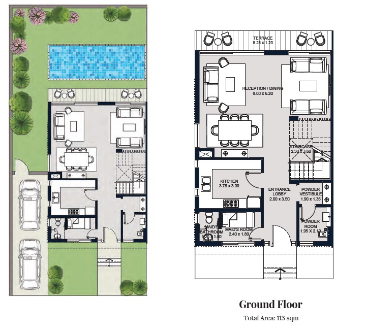 Selina Swan lake Twin Villa TP map 1