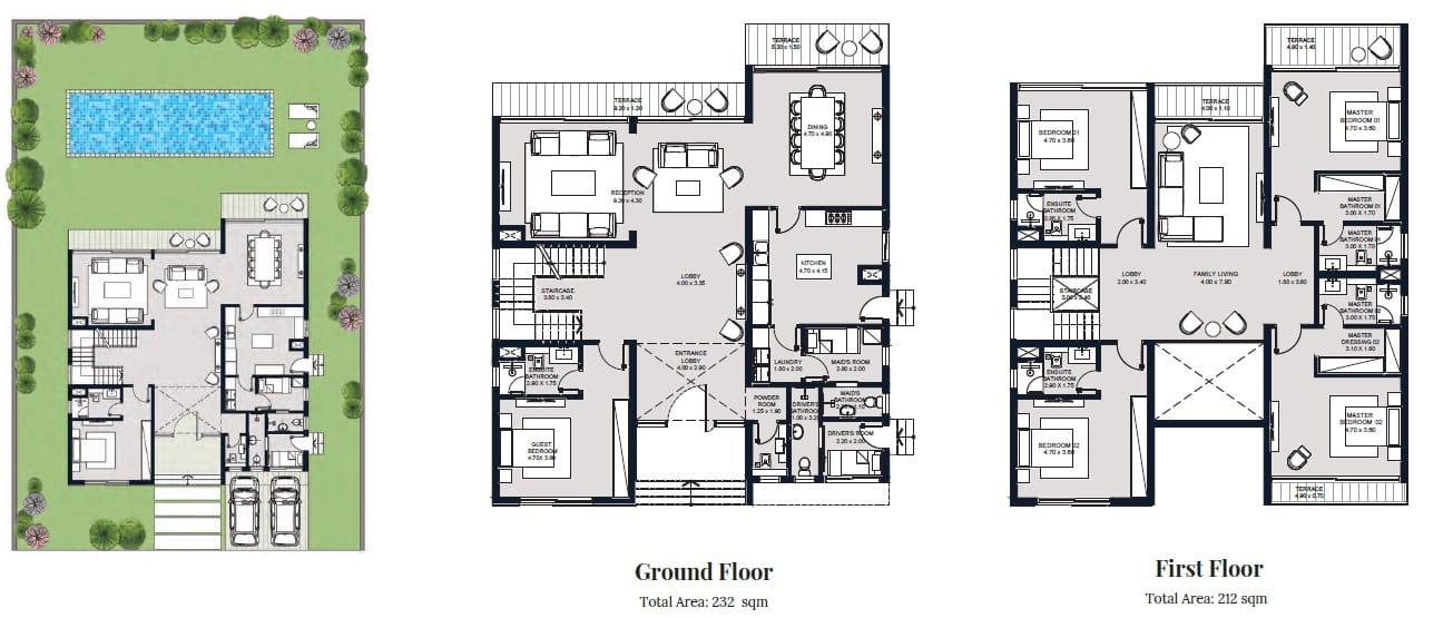 Selina Swan lake VILLA TYPE M- [SV-K] map 1